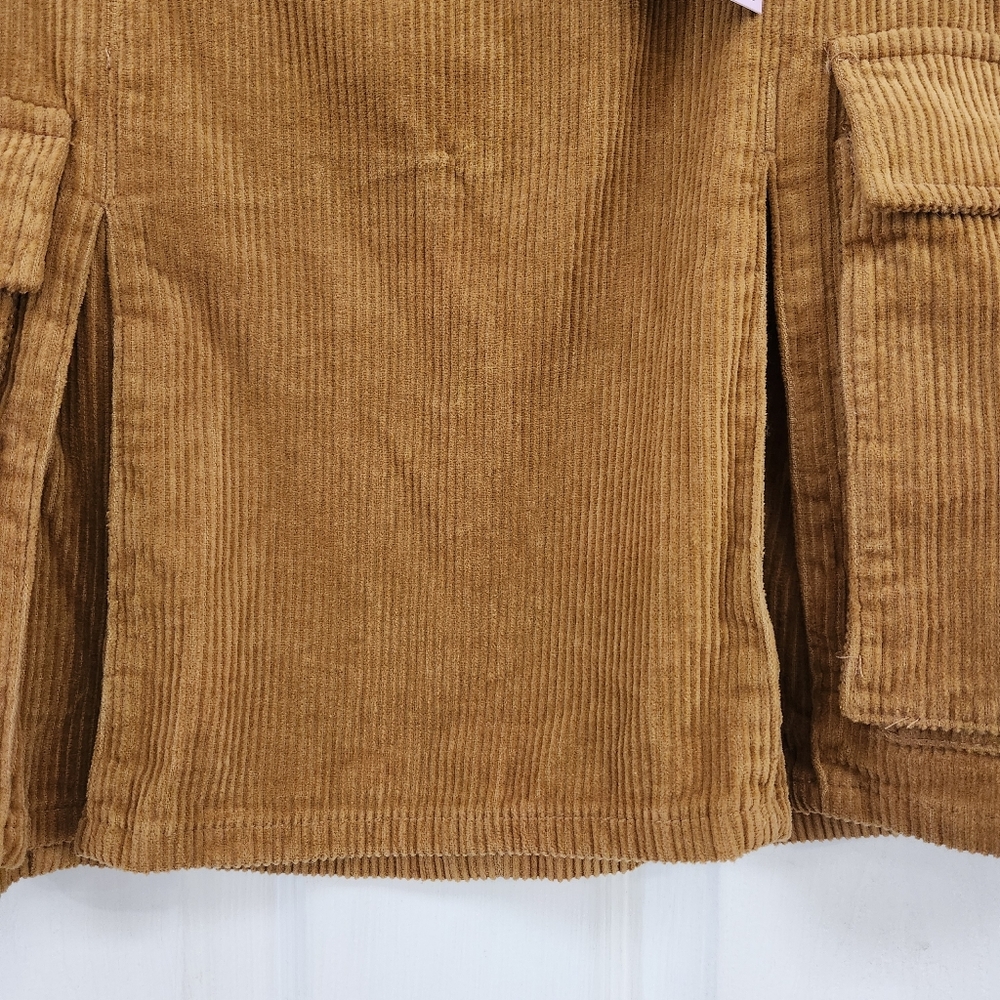 Corduroy Mini Skirt with Pockets - Picture 7 of 12